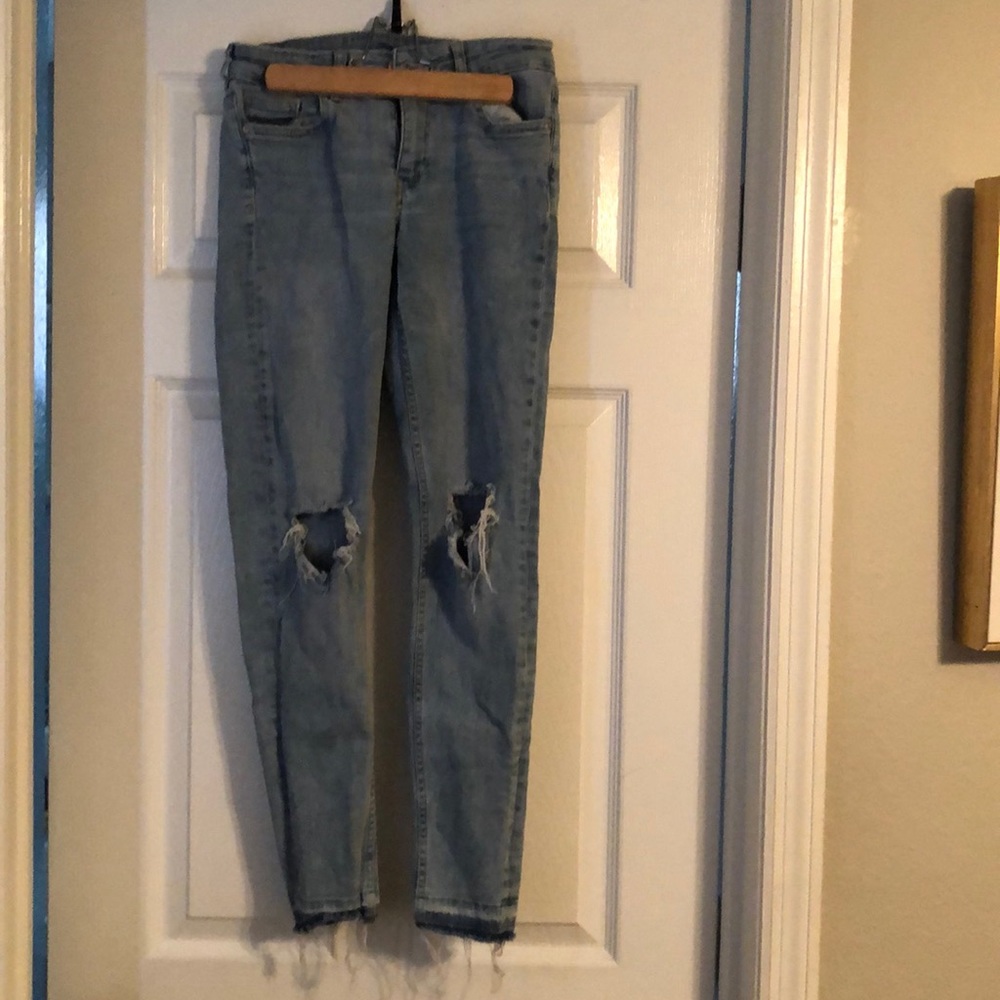 Cute distressed jeans